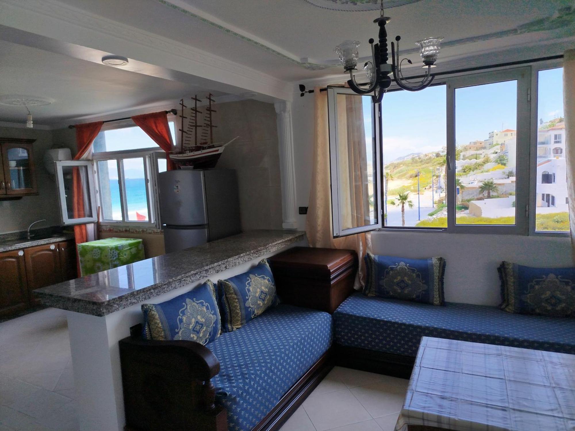 Apartment Corniche Ksar Sgher Ksar es Sghir Luaran gambar